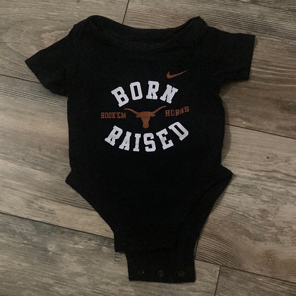 Nike Texas Longhorns Baby Onesie Size 3-6 Months